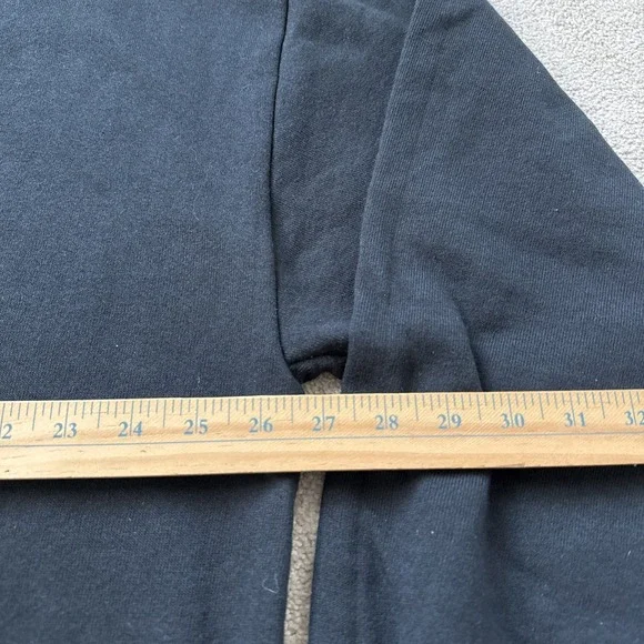 Vtg 90s Men's 2XL Jerzees Black Crewneck Sweatshirt Deadstock Blank NWTs USA - Picture 6 of 8